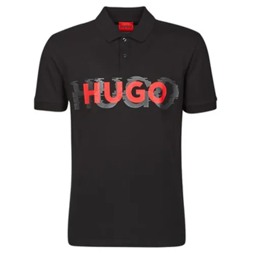HUGO  Dristofano  men's Polo shirt in Black