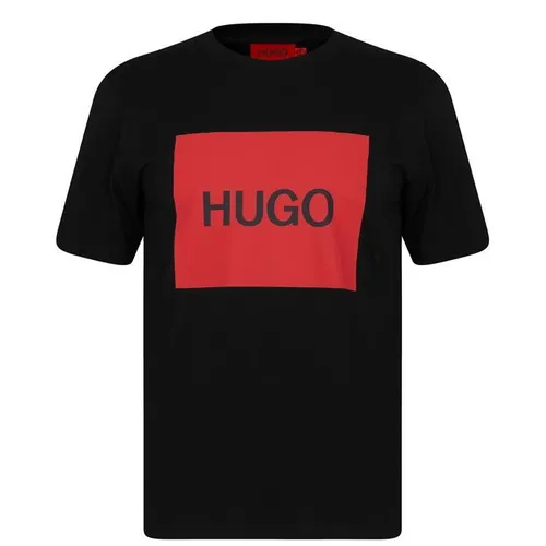 Hugo Dulive Box Logo T Shirt - Black
