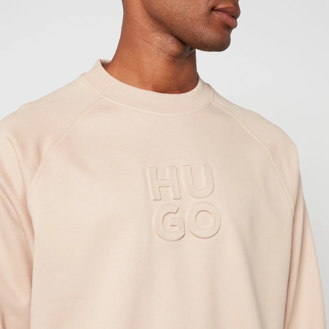 HUGO Dumbkin Embossed Cotton-Jersey Sweatshirt