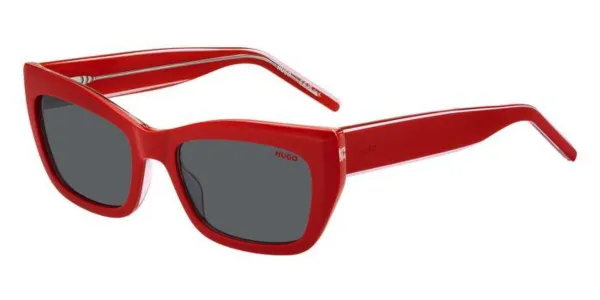 HUGO HG 1301/S 92Y/IR Women's Sunglasses Red Size 54