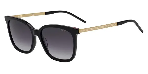 HUGO Hugo 1080/S 807/9O Women's Sunglasses Black Size 55