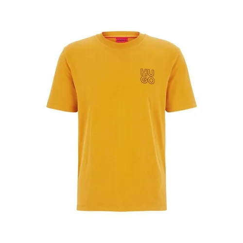 Hugo Hugo Daiman T-Shirt Mens - Yellow