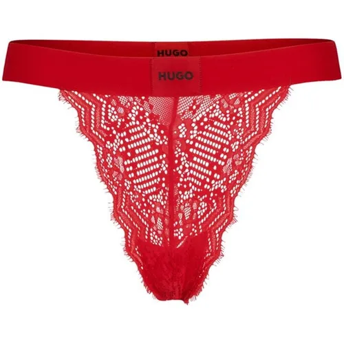 Hugo Hugo Lace Ptch Thng Ld41 - Red