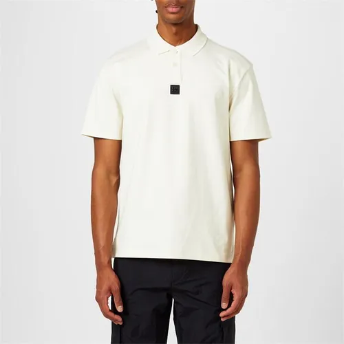 HUGO Interlocked Cotton Polo Shirt - White