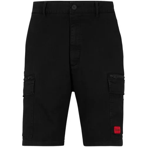 Hugo Johny Cargo Shorts - Black