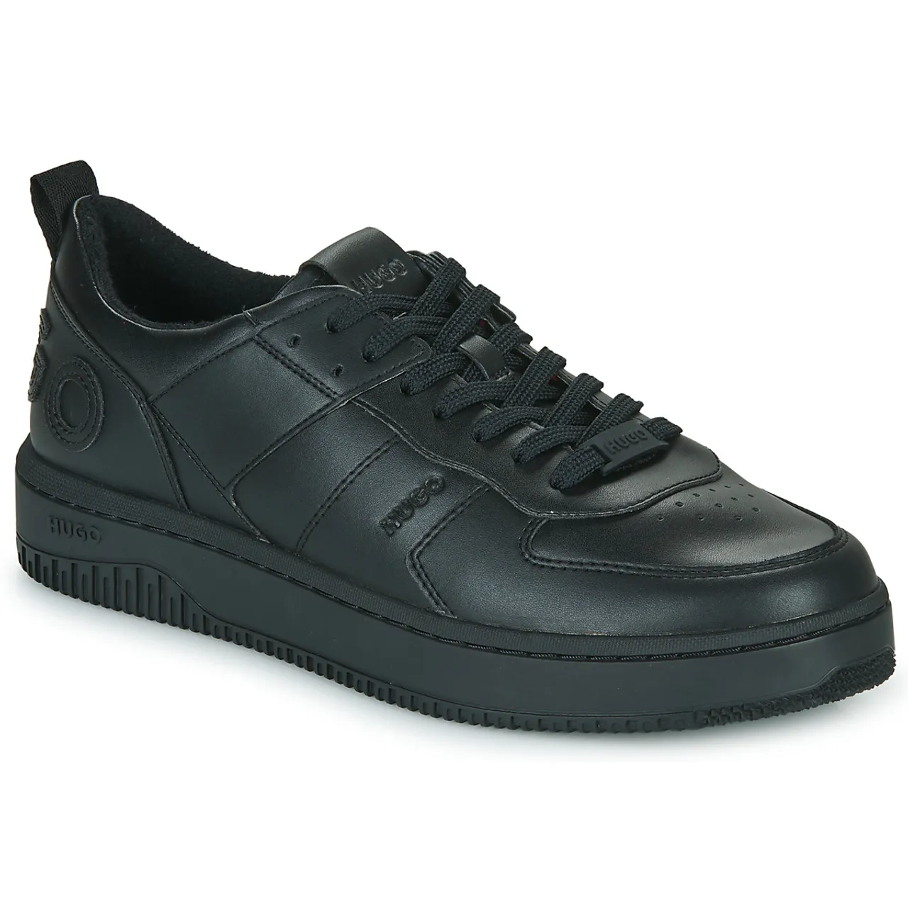 HUGO  Kilian_Tenn_fl  men's Shoes (Trainers) in Black