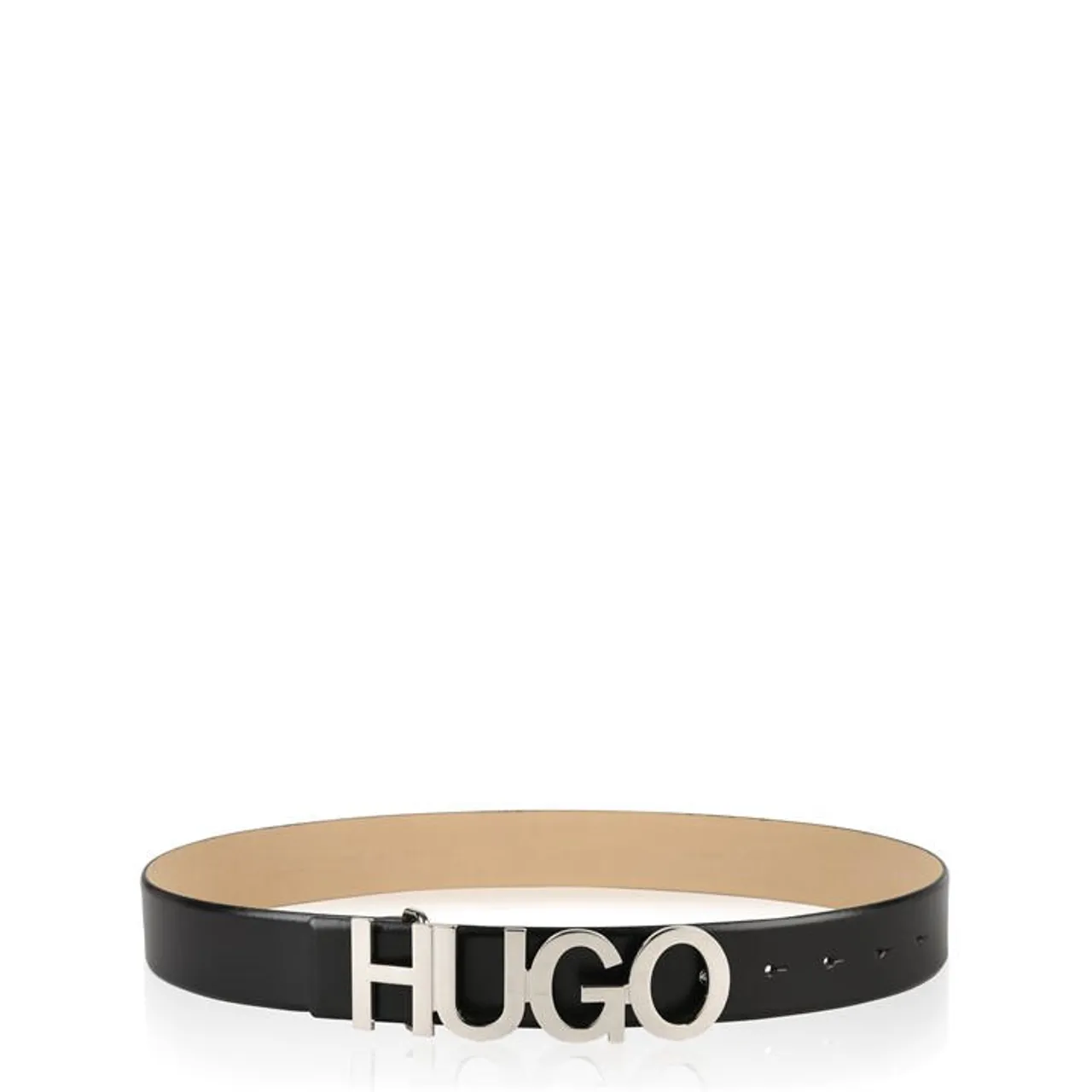 HUGO Logo Belt - Black