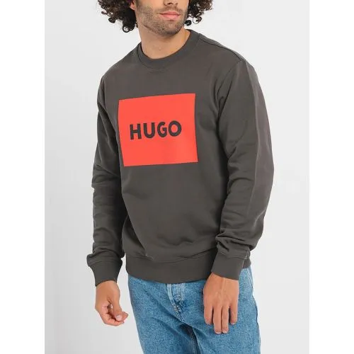 HUGO Mens Dark Grey Duragol222 Sweatshirt
