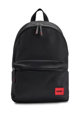 HUGO Mens Ethon 2.0N Backpack Backpack with red rubber logo