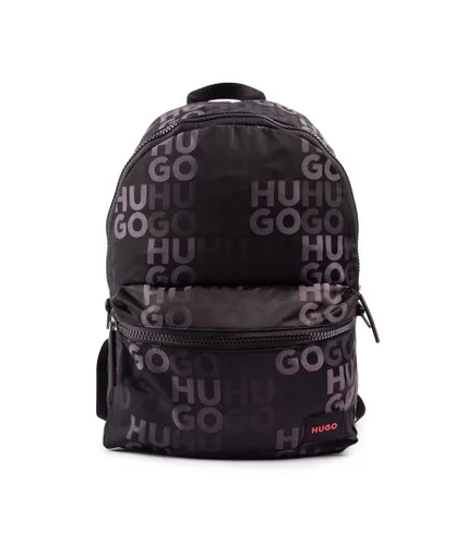 Hugo Mens Ethon Logo Backpack - Black - One Size