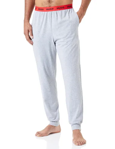 HUGO Mens Linked Pants Stretch-Cotton Jersey Pyjama Bottoms
