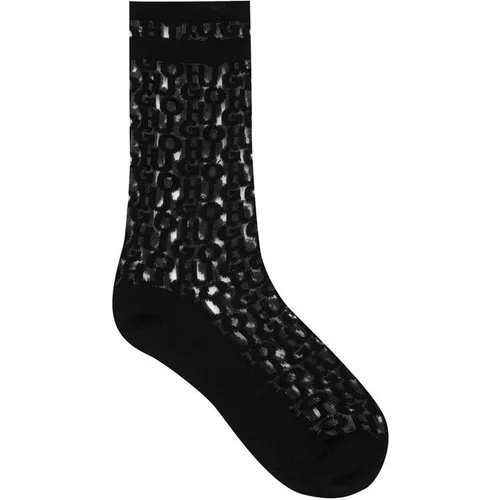 Hugo Sheer Logo Sock - Black