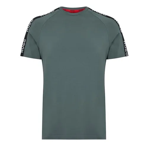 Hugo Sporty Tape T Shirt - Green