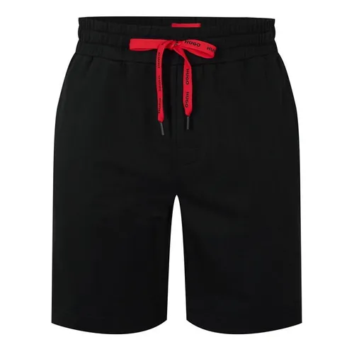 Hugo Stacked Logo Shorts - Black