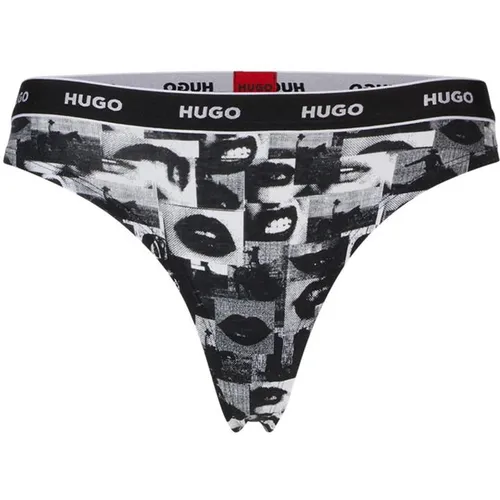 Hugo Thong Stripe Pyp 10240727 01 - White
