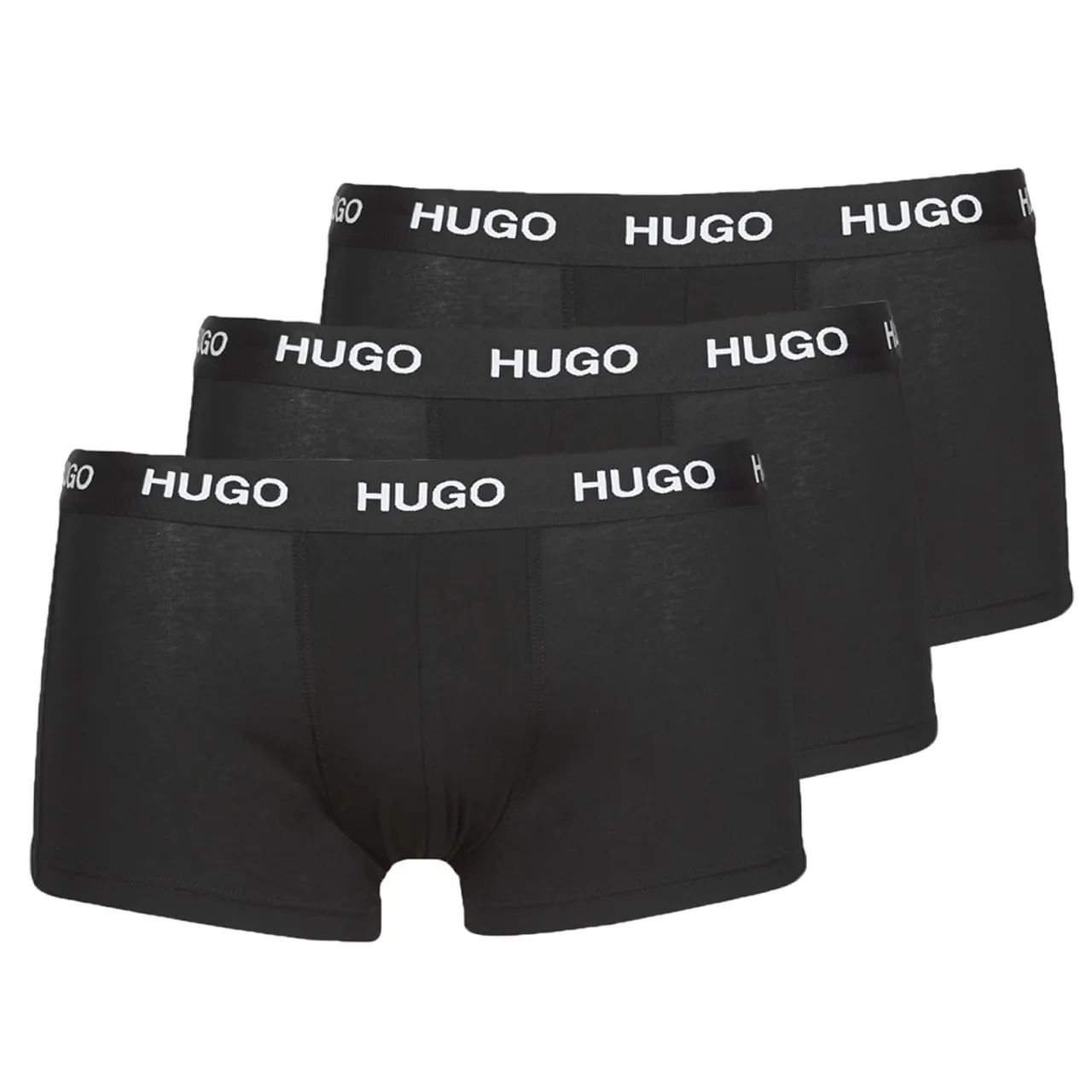 HUGO  TRUNK TRIPLET PACK  men's Boxer shorts in Black