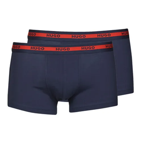 HUGO  TRUNK TWIN PACK X2  men's Boxer shorts in Blue