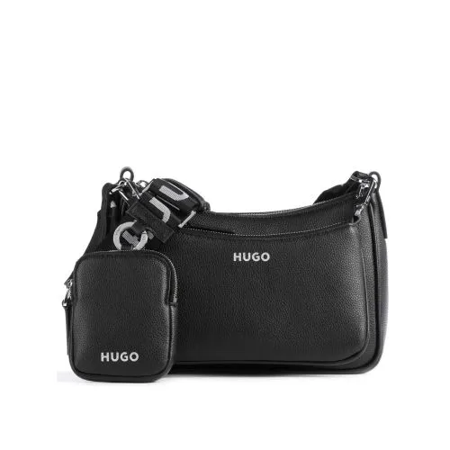 HUGO Womens Black Bel Crossbody Bag