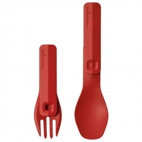 humangear - Besteck GoBites Click - Cutlery red