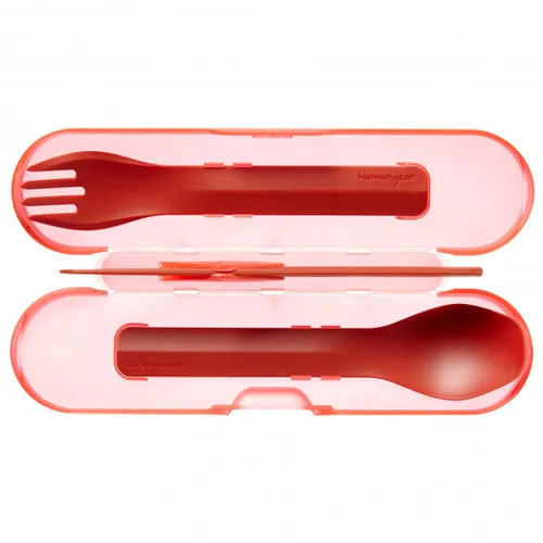 humangear - Besteck GoBites Trio - Cutlery set pink