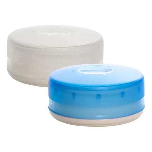 humangear Plastic Unisex's GOTUBB LG 2PK Clear/Blue GOTOOB