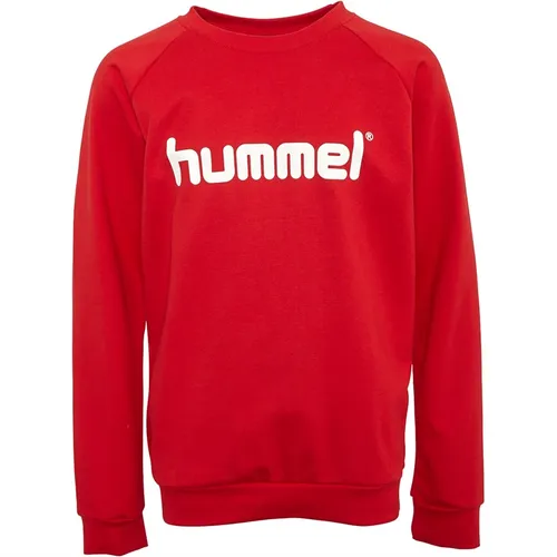 Hummel Junior Boys Hmlogo Cotton Logo Sweatshirt True Red