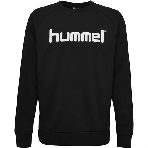 Hummel Junior Cotton Logo Sweatshirt Black