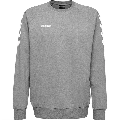 Hummel Kids Chevron Cotton Sweatshirt Grey Melange