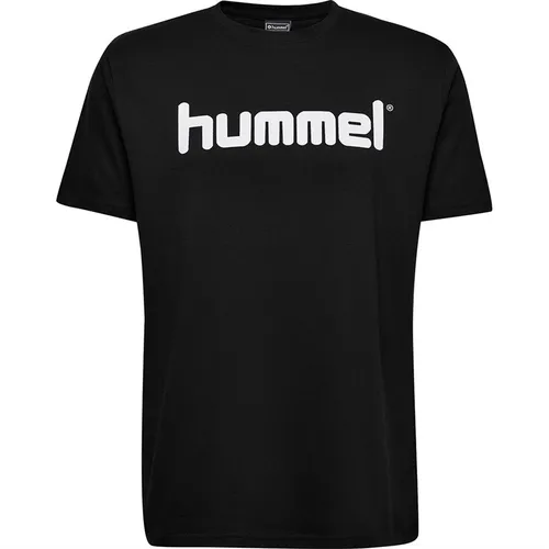 Hummel Kids Cotton Logo T-Shirt Black