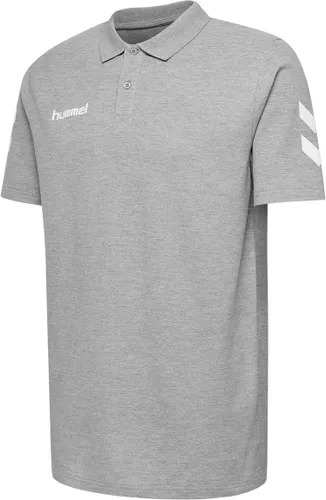 hummel Men's Hmlgo Cotton Polo Shirt Grey Melange