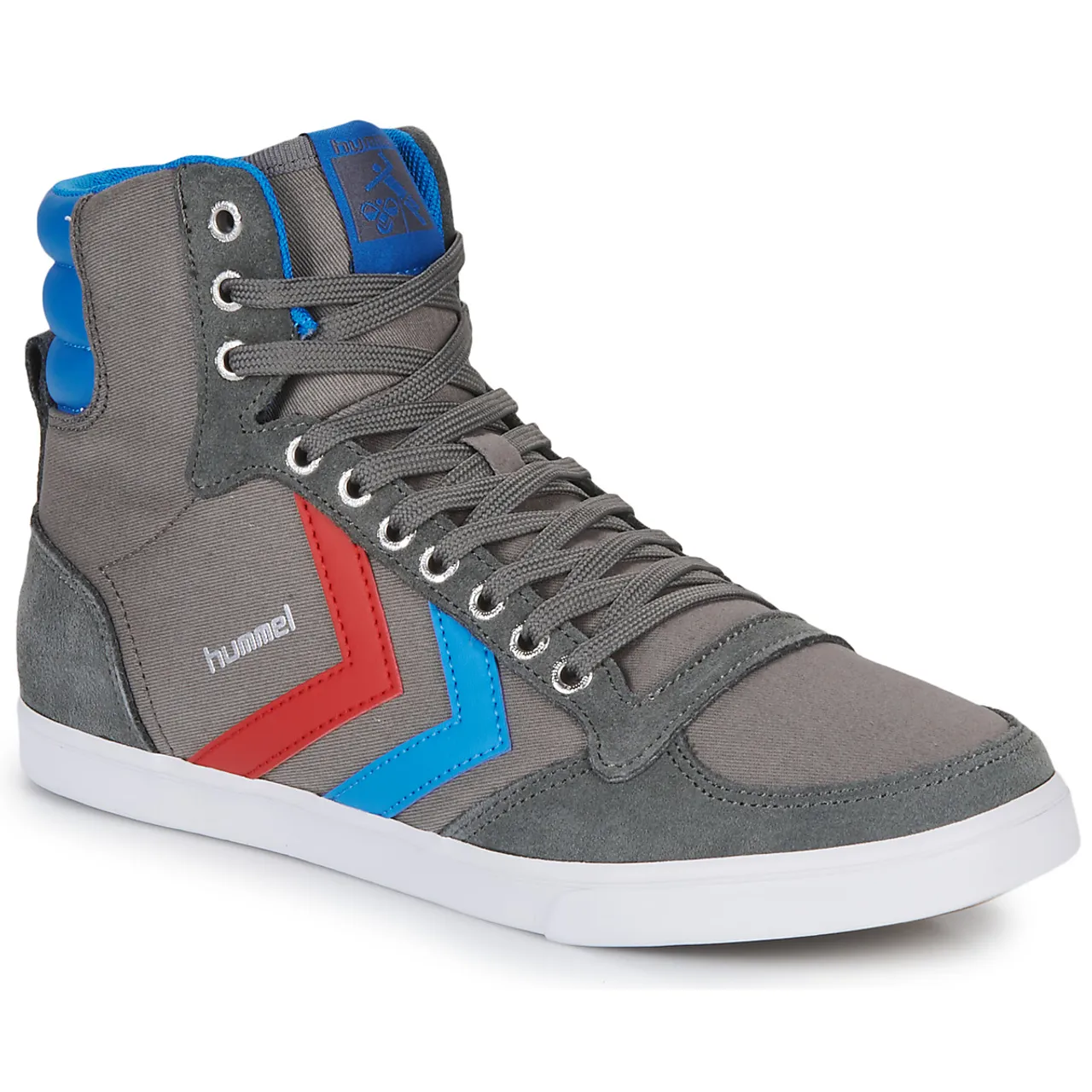 hummel  SLIMMER STADIL HIGH  men's Shoes (High-top Trainers) in Grey