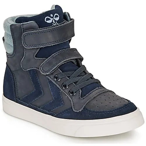 hummel  STADIL WINTER HIGH JR  boys's Children's Shoes (High-top Trainers) in Blue