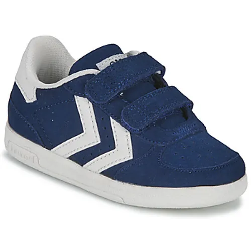 hummel  VICTORY SUEDE II  boys's Children's Shoes (Trainers) in Marine