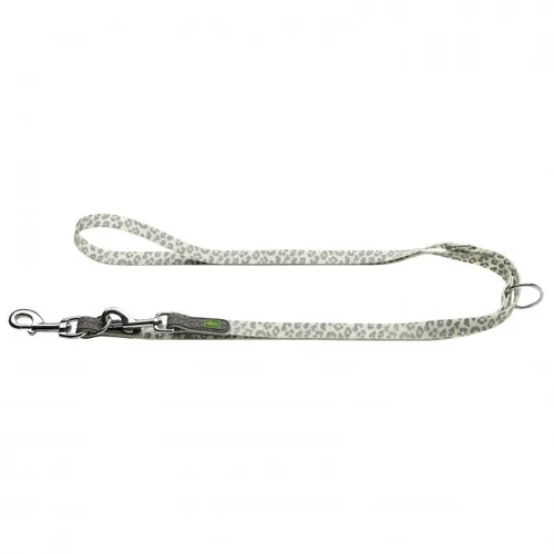 Hunter - Adjustable Leash Convenience - Dog leash size Länge max. 200 cm - Breite 2,0 cm, leo print reflective