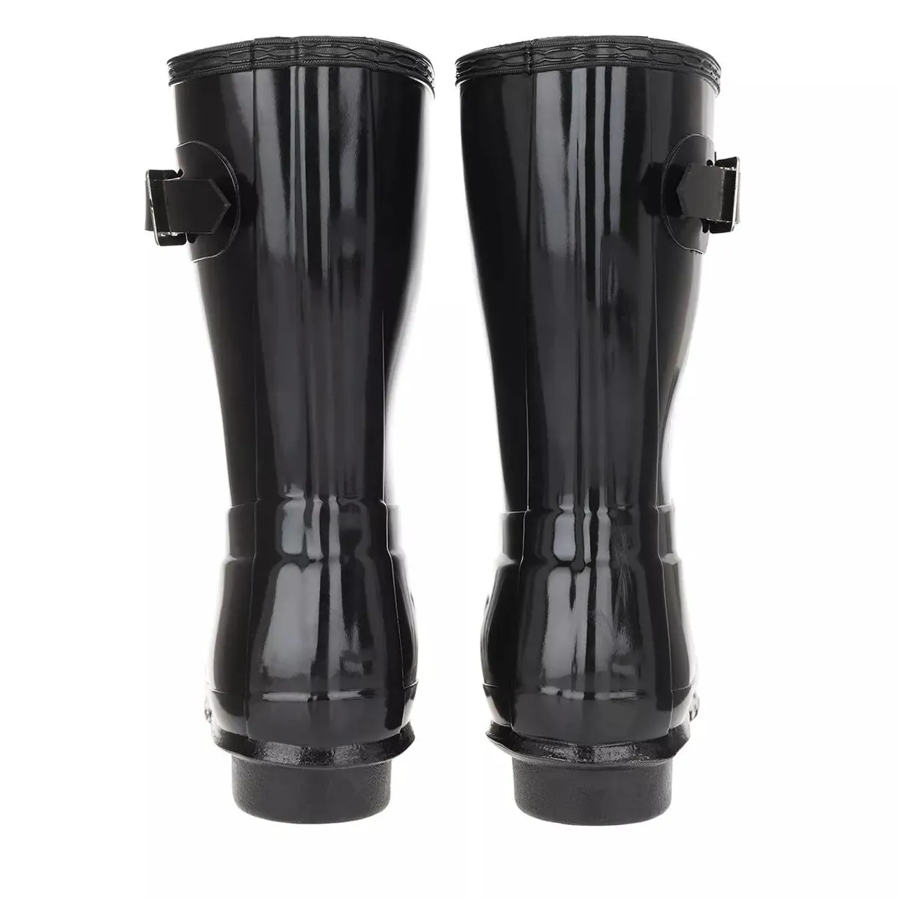 Hunter Boots & Ankle Boots - womens original short gloss - black - Boots & Ankle Boots for ladies