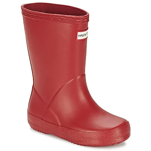 Hunter  KIDS FIRST CLASSIC  boys's Children's Wellington Boots in Red