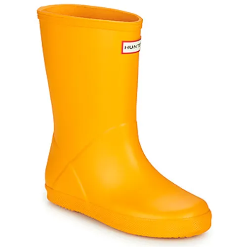 Hunter  KIDS FIRST CLASSIC  boys's Children's Wellington Boots in Yellow