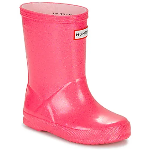 Hunter  KIDS FIRST CLASSIC  girls's Children's Wellington Boots in Pink