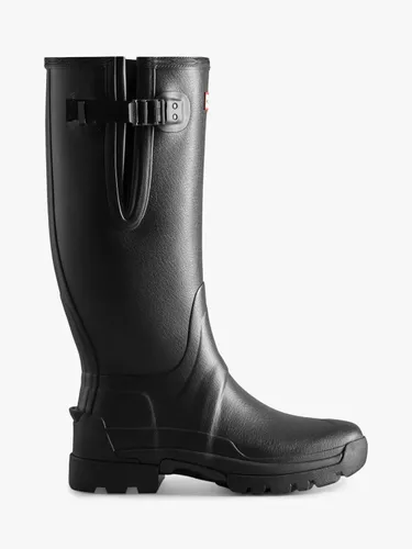 Hunter Men's Balmoral Adjustable Wellington Boots, Black - Black - Male
