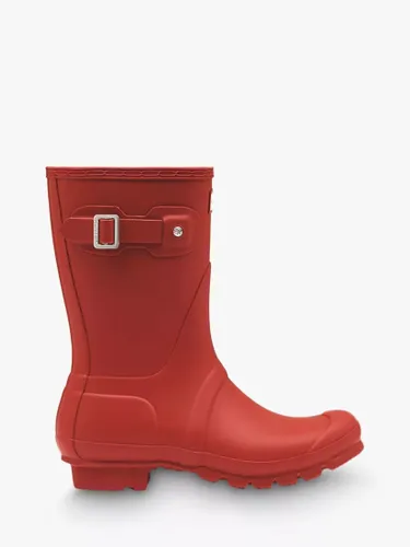 Hunter Original Short Wellington Boots - Red - Male