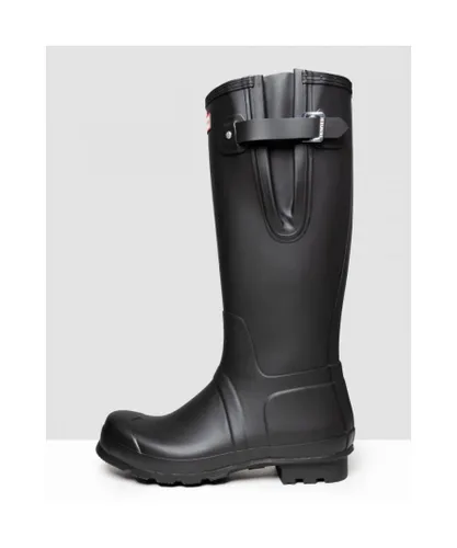 Hunter Original Side Adjustable Mens Wellington Boots - Black