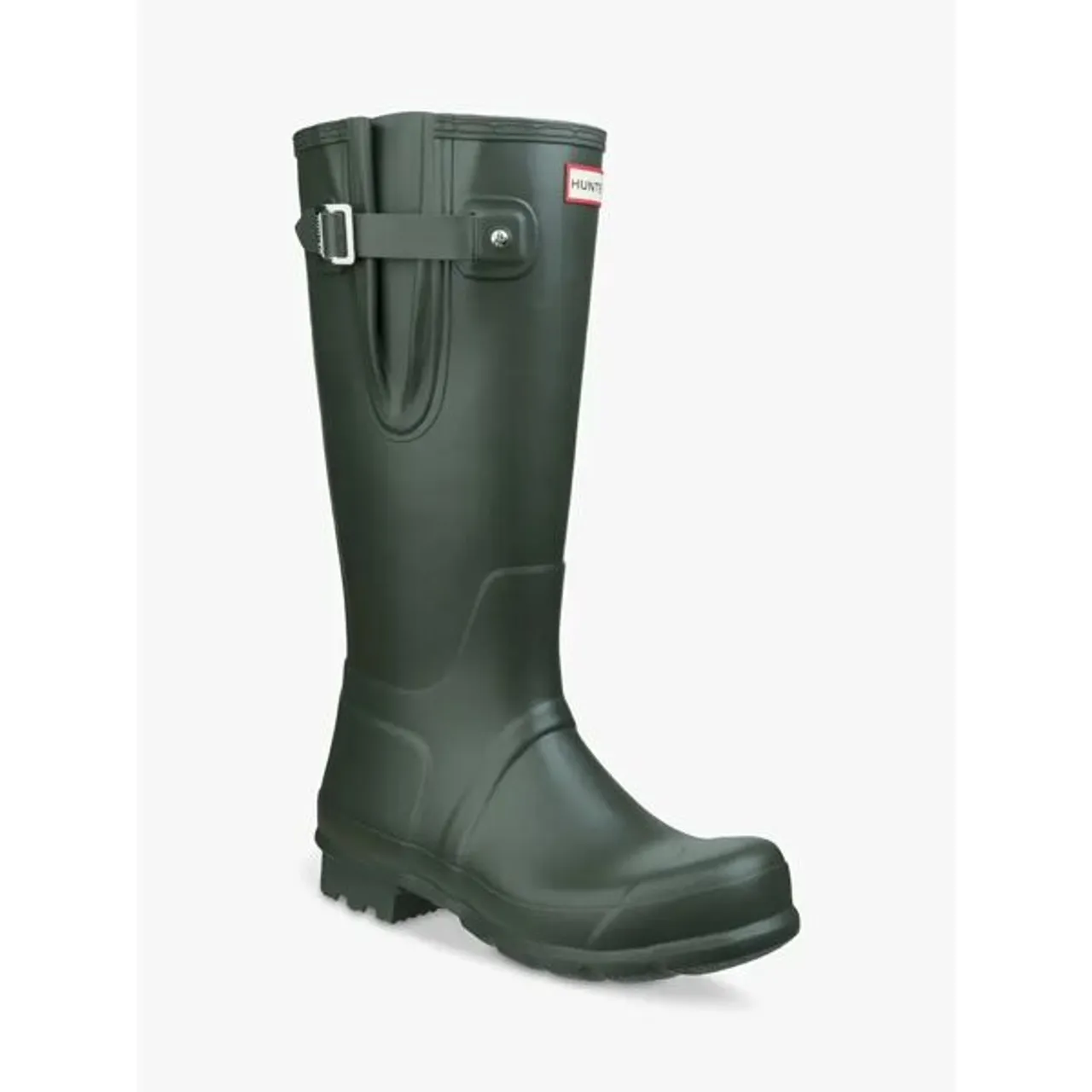 Hunter Original Tall Side Adjustable Wellington Boots - Olive - Male