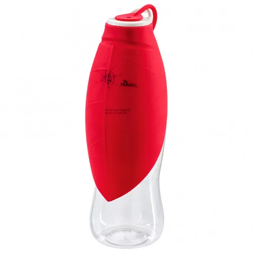 Hunter - Outdoor Drinking Bottle with Silicone Bowl List - Dog accessories size 550 ml, red