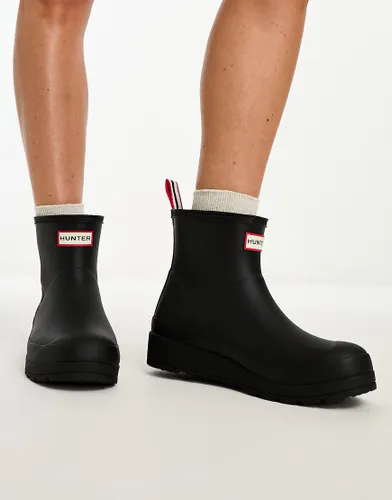 Hunter Play wellington boots in black