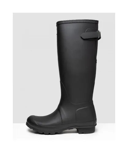 Hunter Womens Original Back Adjustable Boots - Black