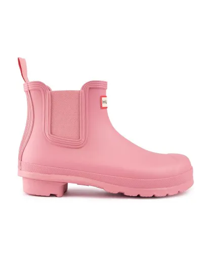 Hunter Womens Original Chelsea Boots - Pink