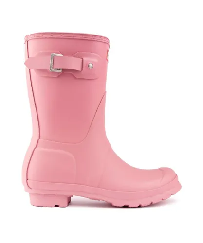 Hunter Womens Original Short Boots - Pink