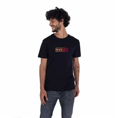 Hurley Boxed Logo T-Shirt - Black