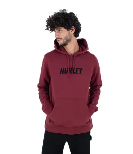Hurley Men's Fastlane Solid Po Fleece Sweatshirt