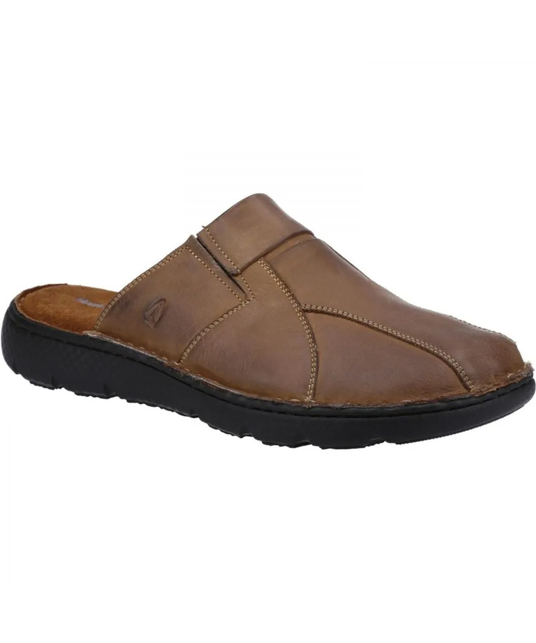 Hush Puppies Carson Mule Leather Sandal Mens - Brown